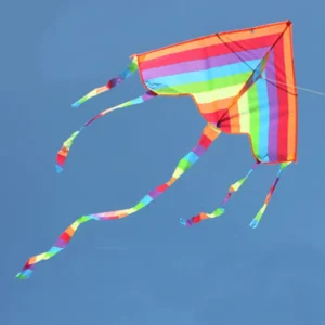 Rainbow Triangle Kite for Adults